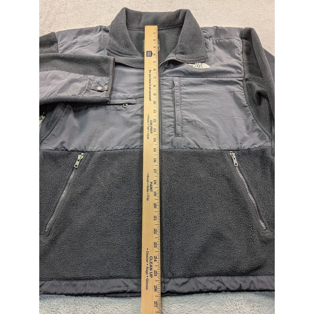 The North Face Denali Polartec Fleece Jacket Mens Medium Black Full Zip Pockets
